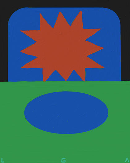 Star at Reflecting Pool Star At Reflecting Pool